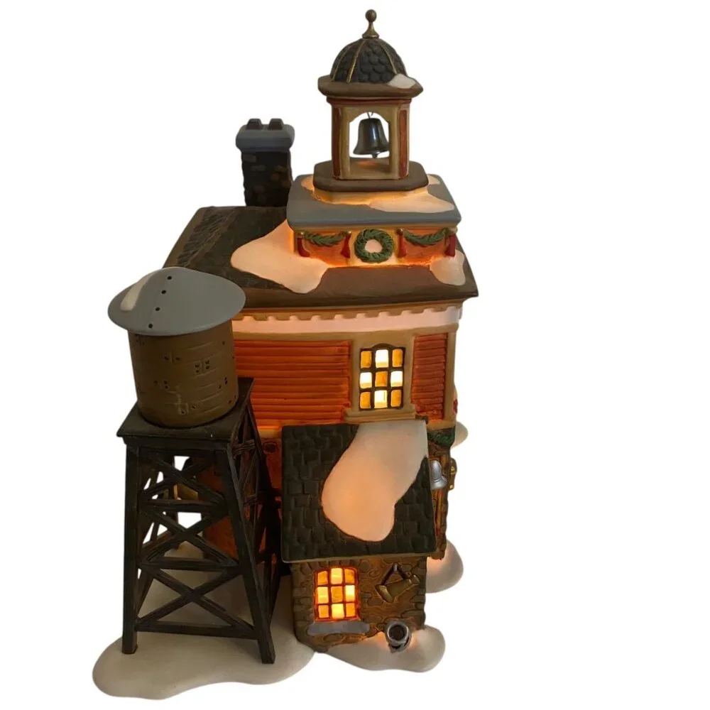 Dept 56 New‎ England Village Franklin Hook & Ladder Heritage Christmas House